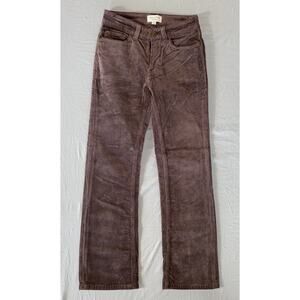 Pilcro and the Letterpress 'The Yaya' Kick Flare Corduroy Pants, Cords. Size 24.